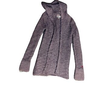 Y2K vibes Hollister Wool Blend Hooded Knit Cardigan Sweater – XS